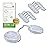 O2 Nose Filters with 3M Filtration - Nasal Screens for Allergies, Dust & Smoke - Drug-Free & Latex-Free Nose Filters - Invisible Allergy Protection (Medium x 10)