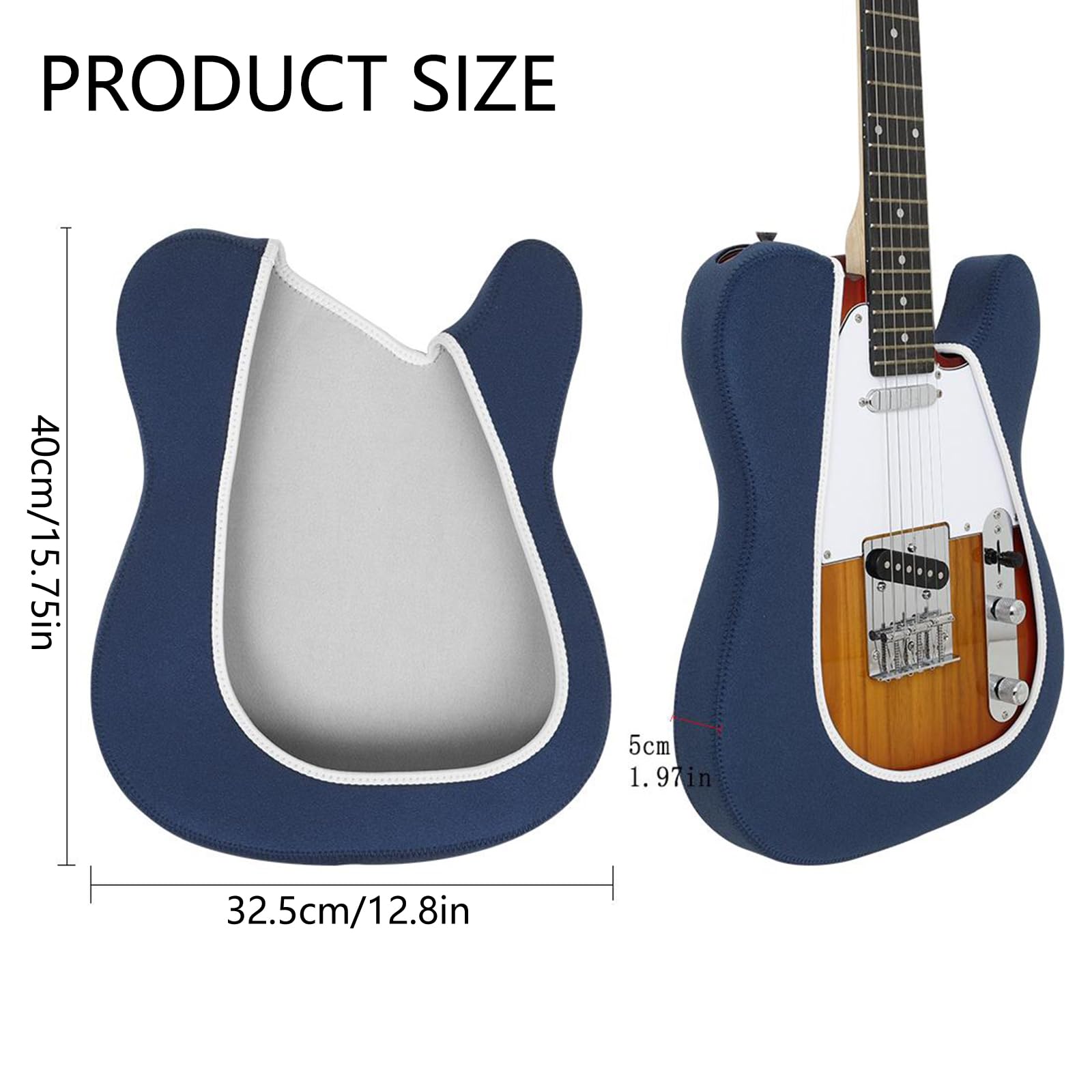 Copertura antipolvere per chitarra elettrica, morbida custodia portatile