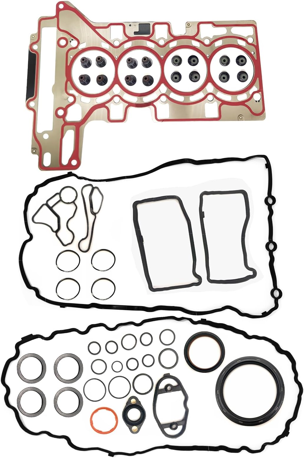 AMCC Engine Cylinder Head Gasket Set Compatible with BMW N20 125i 220i 225i 228i 320i 328i 428i 520Li 525Li 528i X1 X3 X4 Z4 L4 2.0LTurbo N20B20A N20B20B Replaces: 11128676519 11127588418
