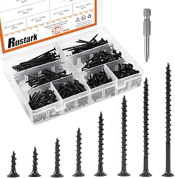 Rustark 160-Pcs #7 Coarse Thread Drywall Screw With Phillips - View #14