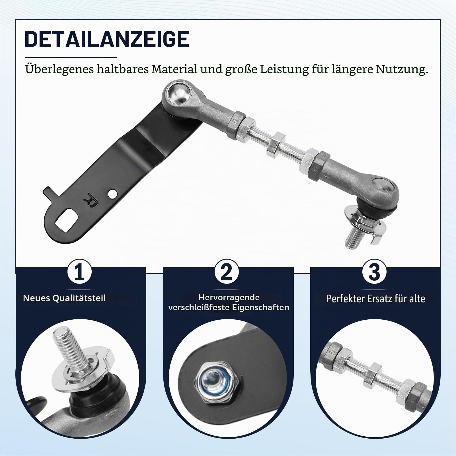 37140141447 Niveausensor Gestänge Leuchtweitenregulierung Hebel Rechte für E87 E81 E88 E82 F22 F87 E90 F30 E93 E92 E91 X3 X5 X6 E83 E70 F15 X6 E71 E72 F16 Z4 E89 Accord RX IS MONDEO C4 Civic