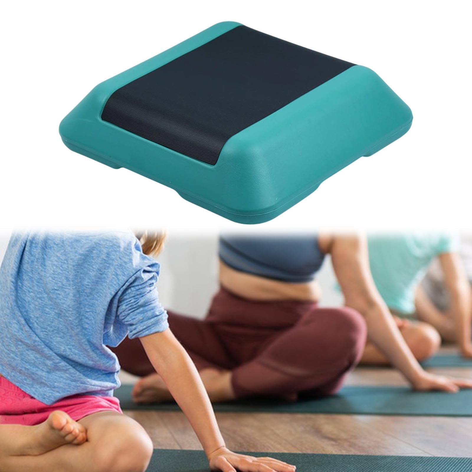 Aerobic Fitness Stepper Banco de Ejercicios Regulable con Riser Integrado y Base Texturizada Antideslizante Hecho de PP Indicado para Deportes en