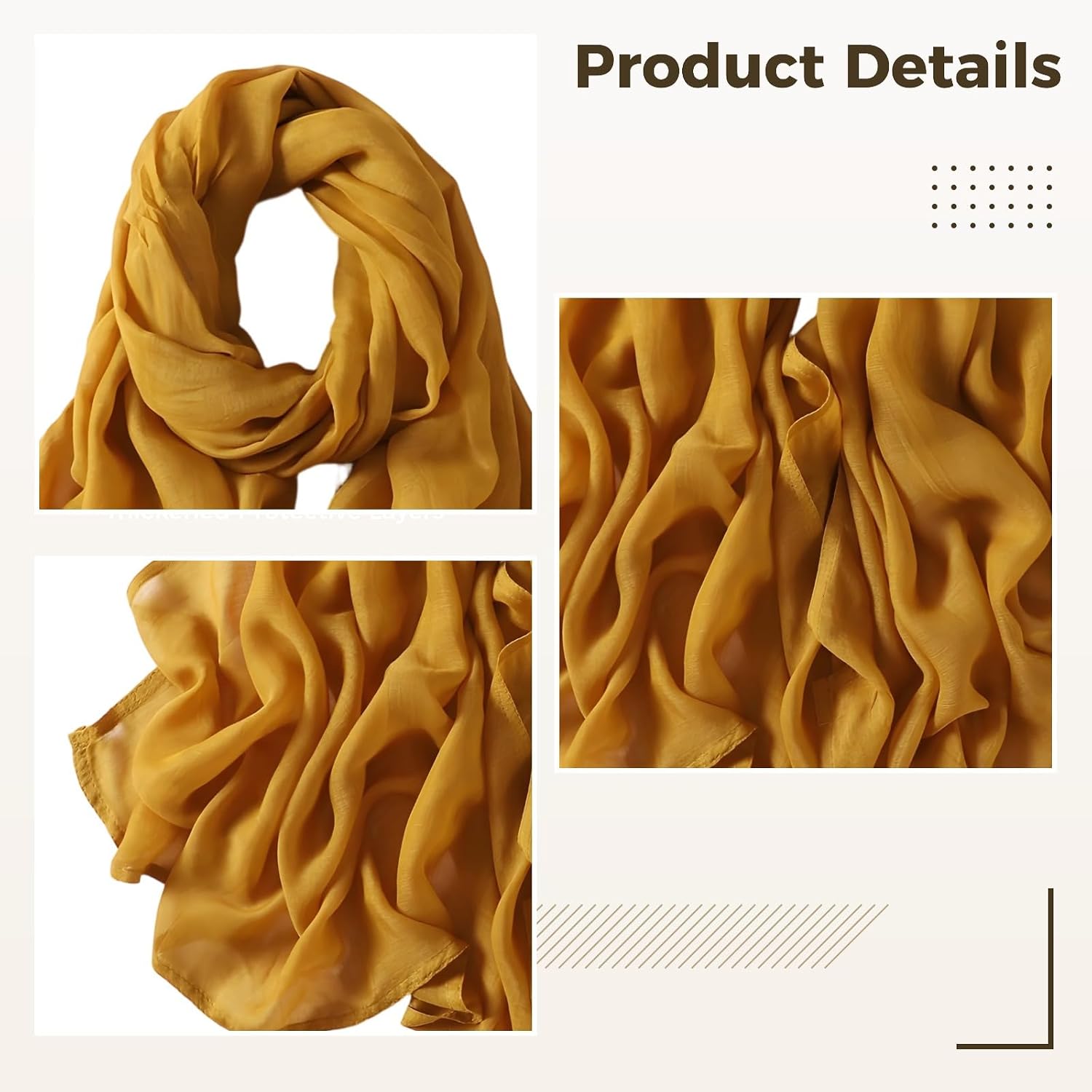 Women'S Viscose Cotton Hijab Scarf, Solid Color Head Wrap Shawl, Lightweight Breathable, 72.8 X 33.5 In, 185 X 85 Cm