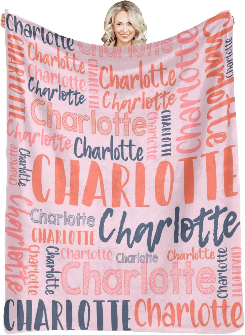 Dr.TOUGH Personalized Blankets with Name Customized Baby