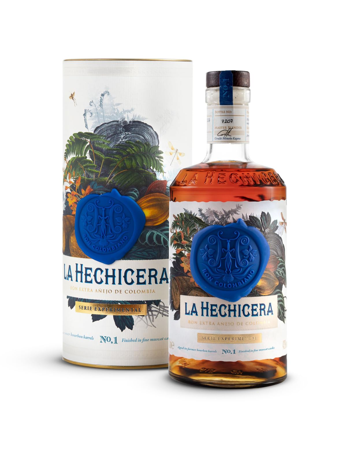 La Hechicera Serie Experimental N.1 Ron Extra Añejo de Colombia - 700 ml