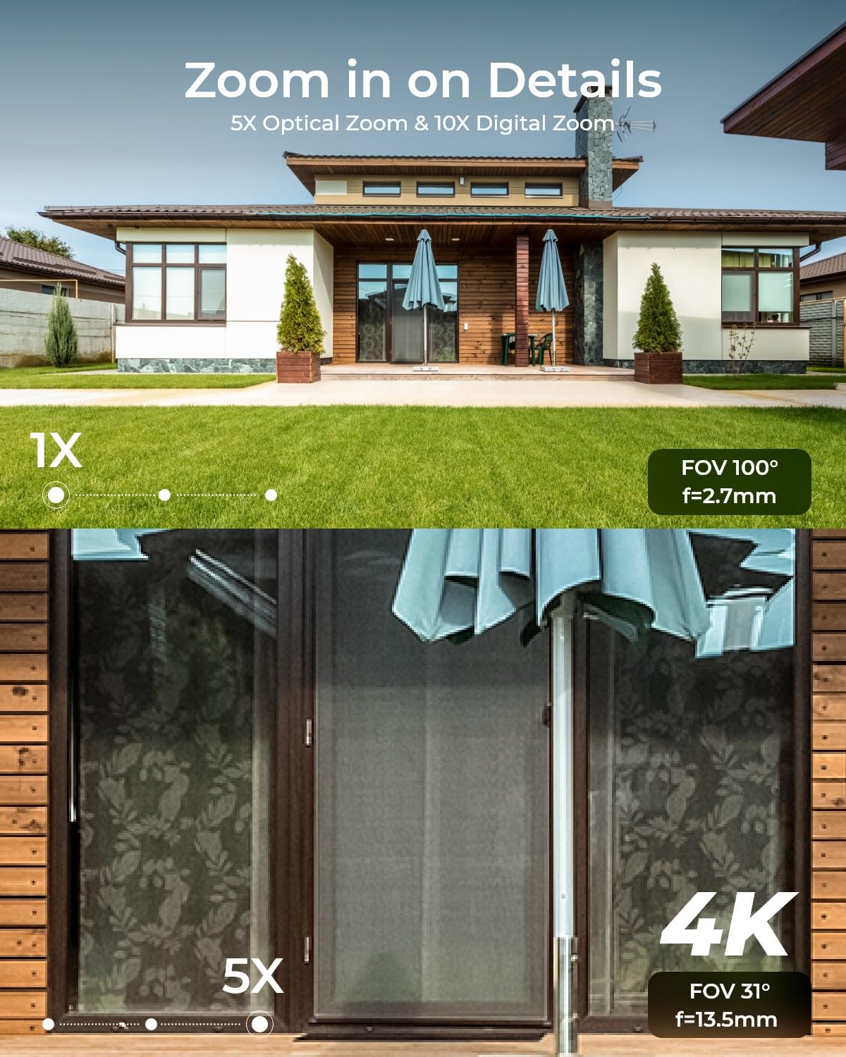 Reolink 4K Wi-Fi 6 Überwachungskamera Aussen, RLC-843WA (Generalüberholt)