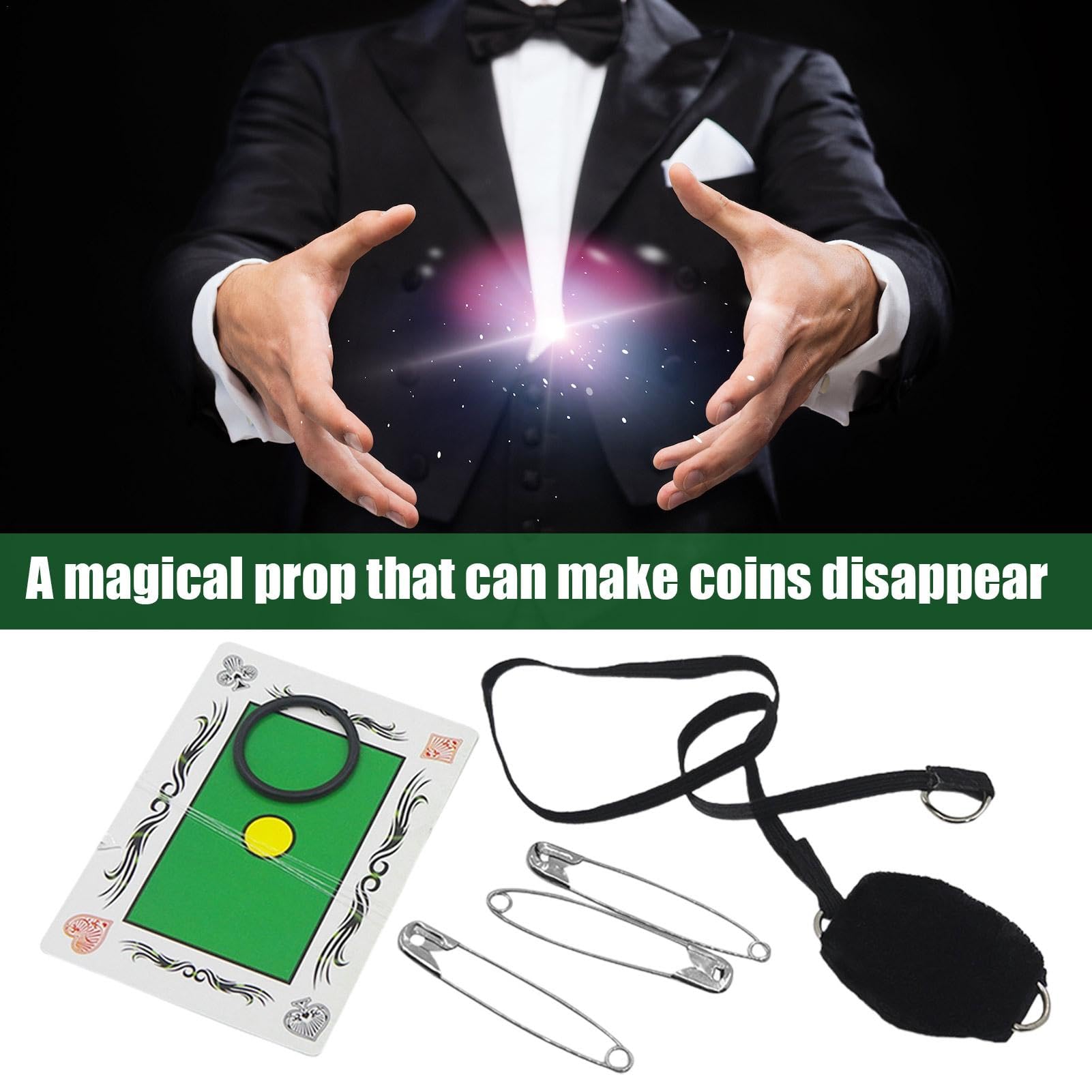 Pièces de Magie, Pièce de monnaie Disparition Tour De Magie | Outil De Vanisher Durable Et Nouveau | Drôle De Pièce De Disparition Des Astuces De Magie Stage Illusion Accessoires Pièces de Magie, Pièce de monnaie Disparition Tour De Magie | Outil De Vanisher Durable Et Nouveau | Drôle De Pièce De Disparition Des Astuces De Magie Stage Illusion Accessoires