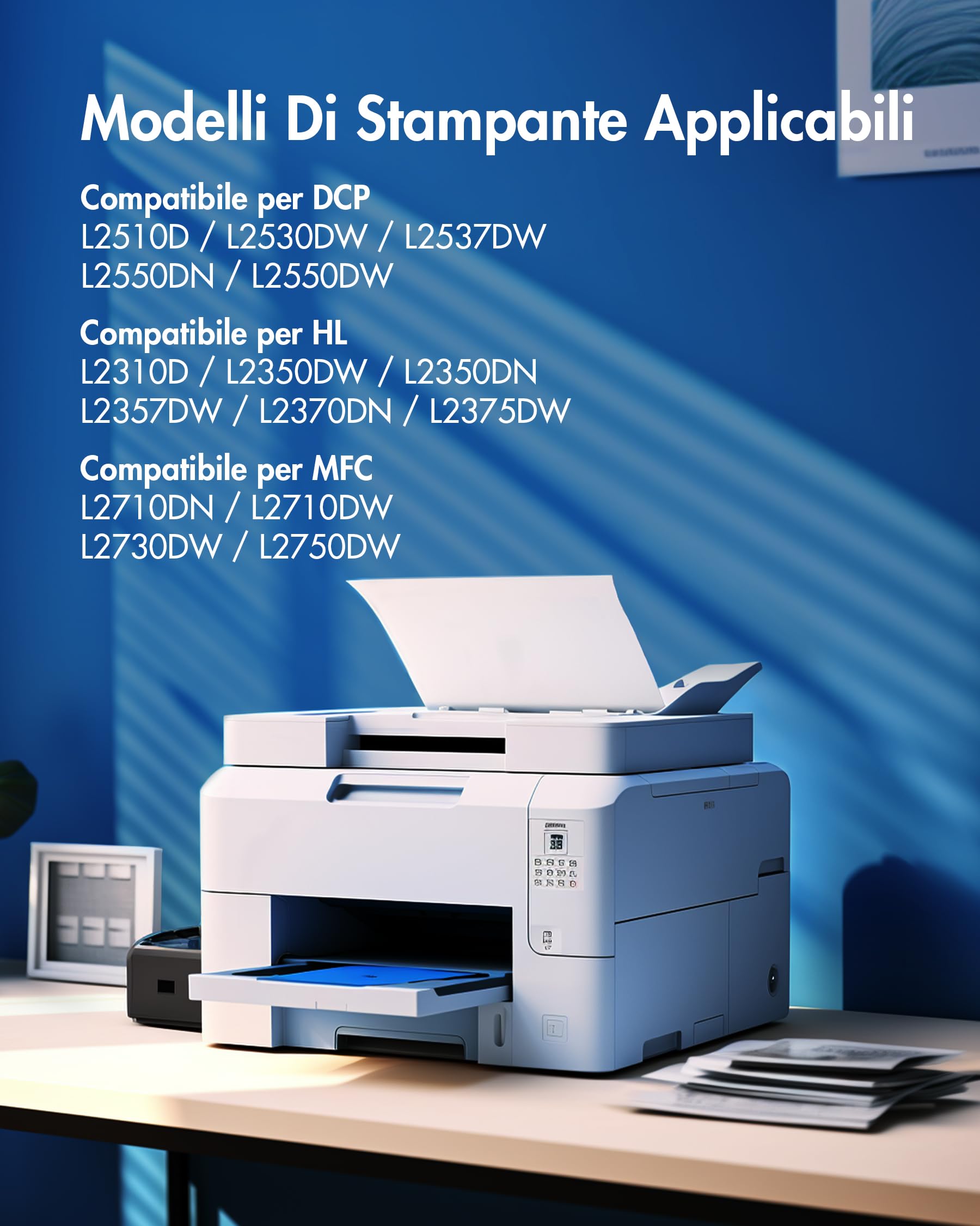 VIPGOOD TN2420 TN2410 Toner Con Chip Compatibile per Brother TN 2420 TN-2410 per MFC-L2710DW MFC-L2710DN L2730DW L2750DW DCP-L2510D L2530DW HL-L2375DW L2310D L2350DW L2370DN (Nero, 2-Pack)