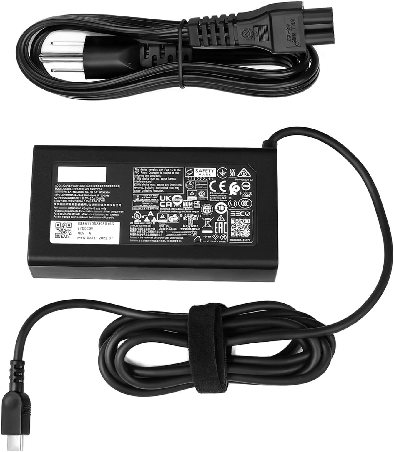 Amazon.com: JUYOON 100W 95W Laptop Charger for Lenovo Yoga 9i Yoga Slim ...