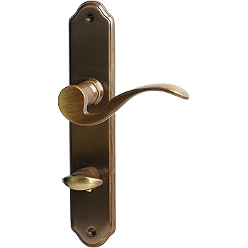 Alpertec 32210803 Neal Ls Messing Bruniert Fur Badturen Wc Druckergarnitur Turdrucker Turbeschlage Neu Badezimmerturen Amazon De Baumarkt