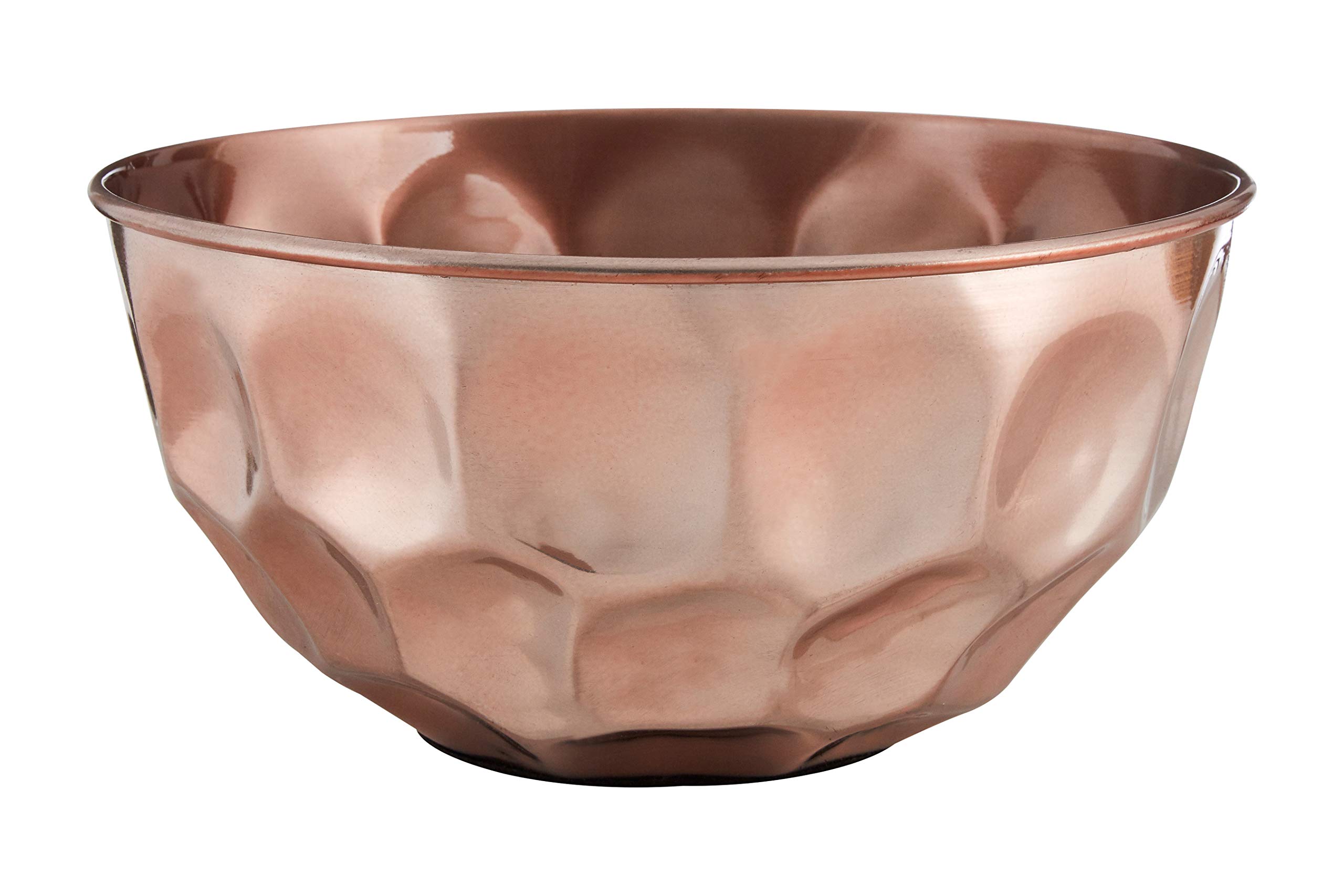 Premier Housewares Bowl With Copper Finish/ Made From Strong Aluminum/ Decorative Piece/ Punch Bowl/ Fruit Bowl/ Durable 26 X 13 X 26