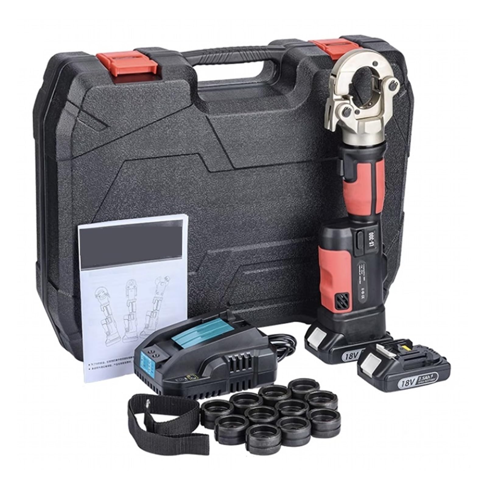 Smtyxs One Color Ls-300 Electric Hydraulic Pliers Cordless Crimping To Clamp Copper And Aluminum Terminal Secure Crimping