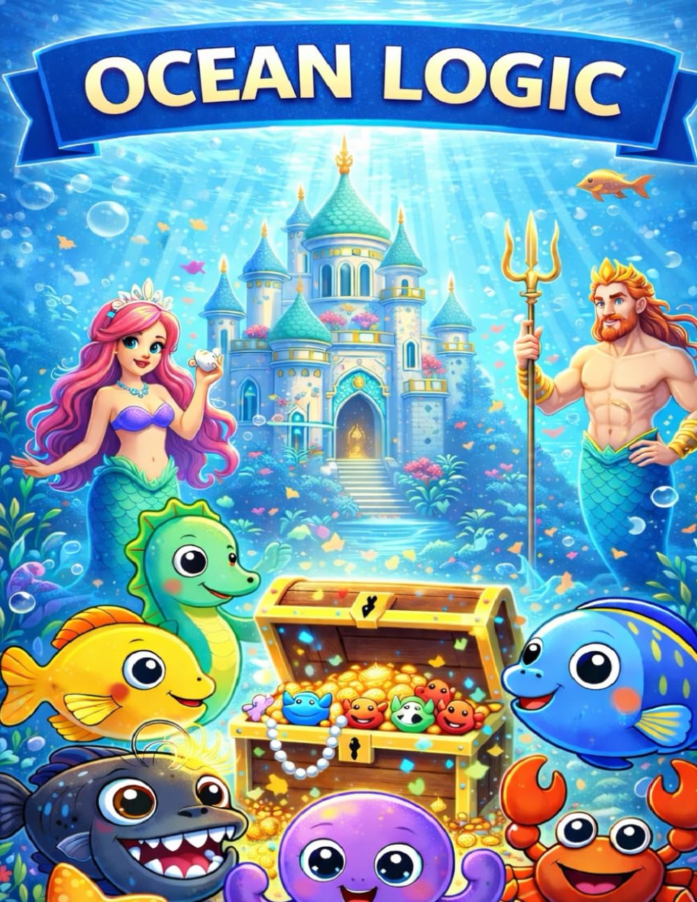 Ocean Logic: Underwater Logic Puzzles, Visual Thinking Challenges & Problem-Solving Activities with Cute Sea Animals