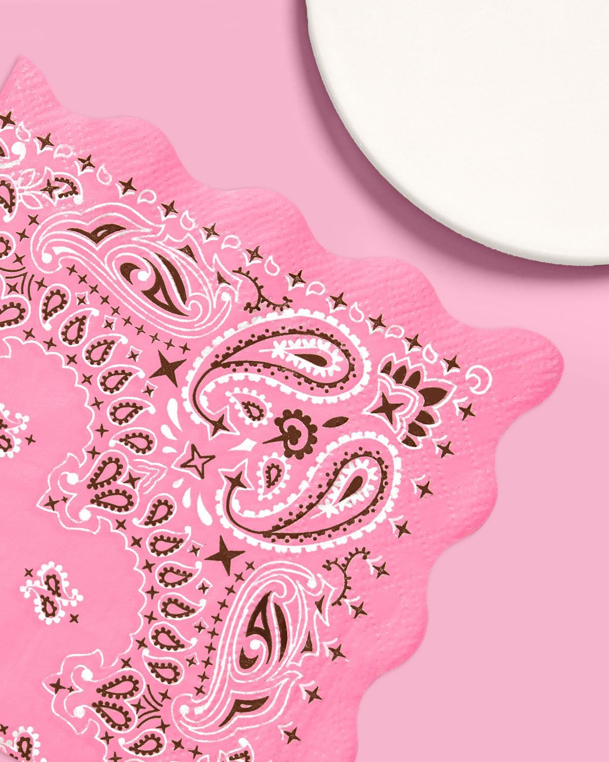 xo, Fetti Cowgirl Napkins – 24 Paper Napkins | Pink Bandana, Western Party, Bachelorette, Birthday, Glam Decor, Yeehaw, Country Chic