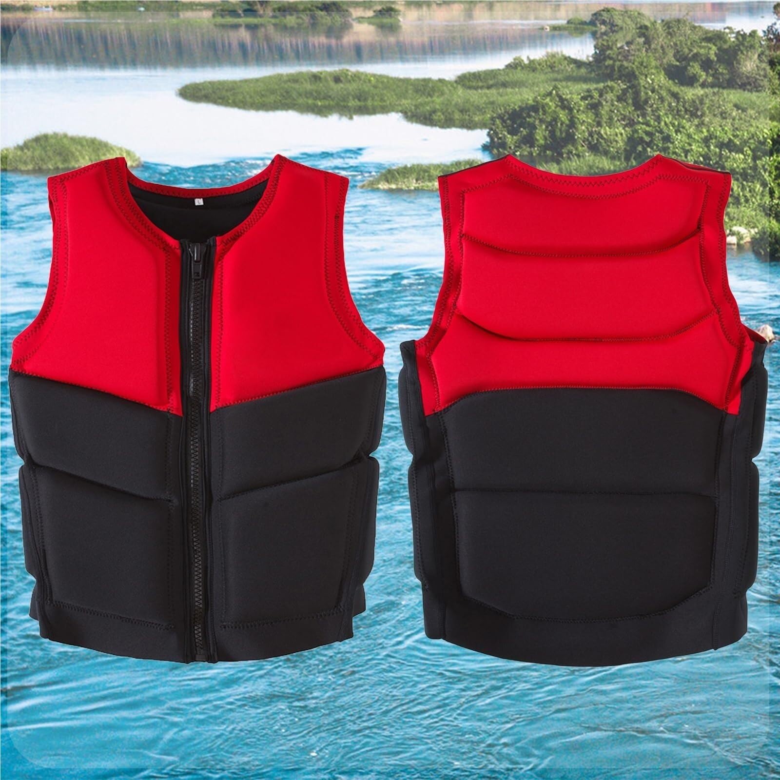 Chaleco de Pesca con Mosca Diseño Ligero Stretch Relleno Cómodo para Pesca en Río Pesca en Arroyo Exterior
