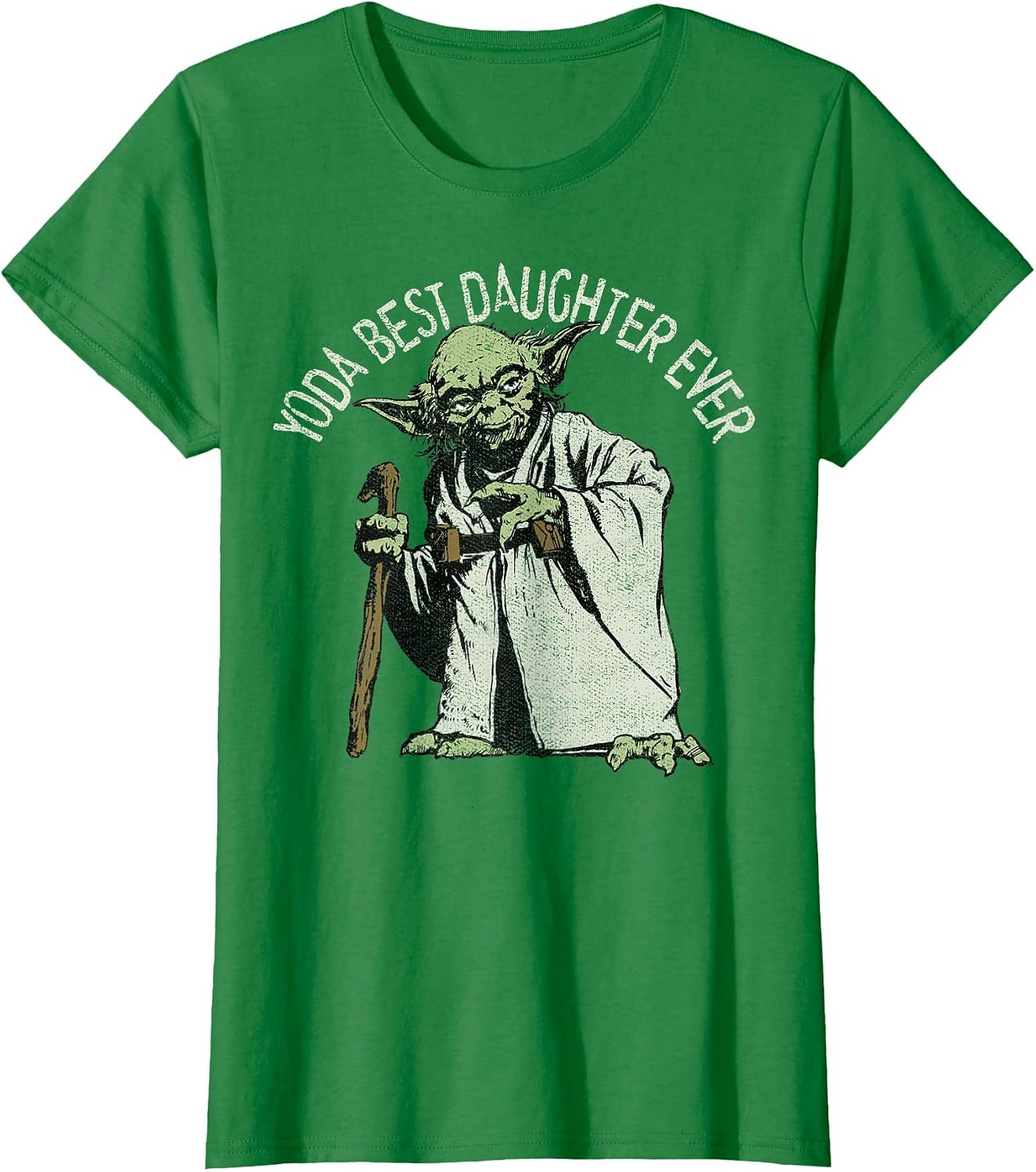 Star Wars Yoda Best Daughter Ever Portrait T-Shirt
