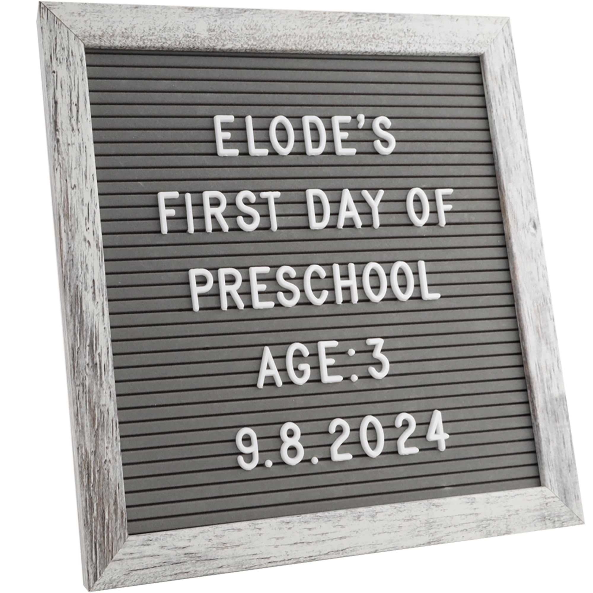 C CRYSTAL LEMON Letter Board, 336 Letters Numbers & Symbols, 10x10 inches, Changeable Wooden Message Board Sign, Wood Frame, Wall Mount, with Display