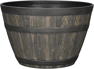 20-inch (Very Huge Size) Wine Barrel Planter (Color May Vary) - Lightwei...
