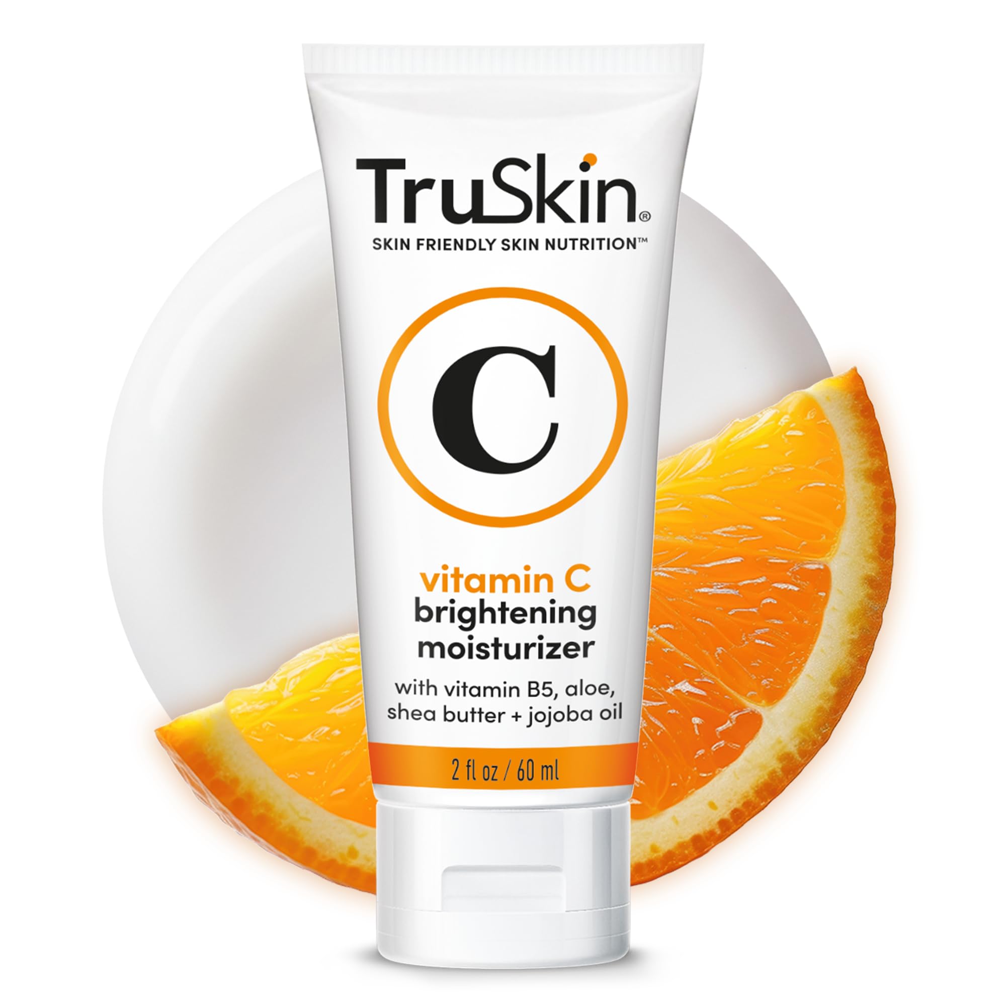 Vitamin C Face Cream – Brightening & Hydrating Daily Moisturizer with Vitamin E, B5, Jojoba Oil & Green Tea – Smooth, Radiant-Looking Skin, 2 Fl Oz