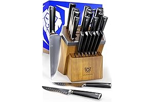 24 Piece Knife Block Set with Kitchen Scissors - Dalstrong Vanquish Series...