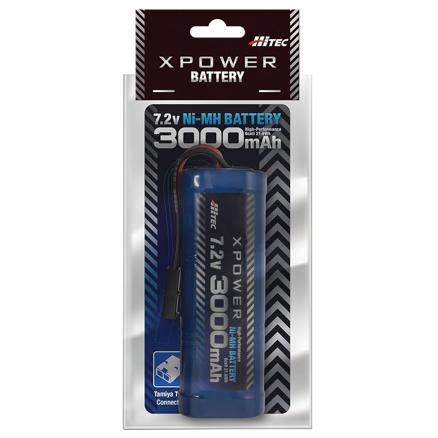 Amazon | ハイテック XPOWER Ni-MH 7.2V 3000mAh タミヤタイプ