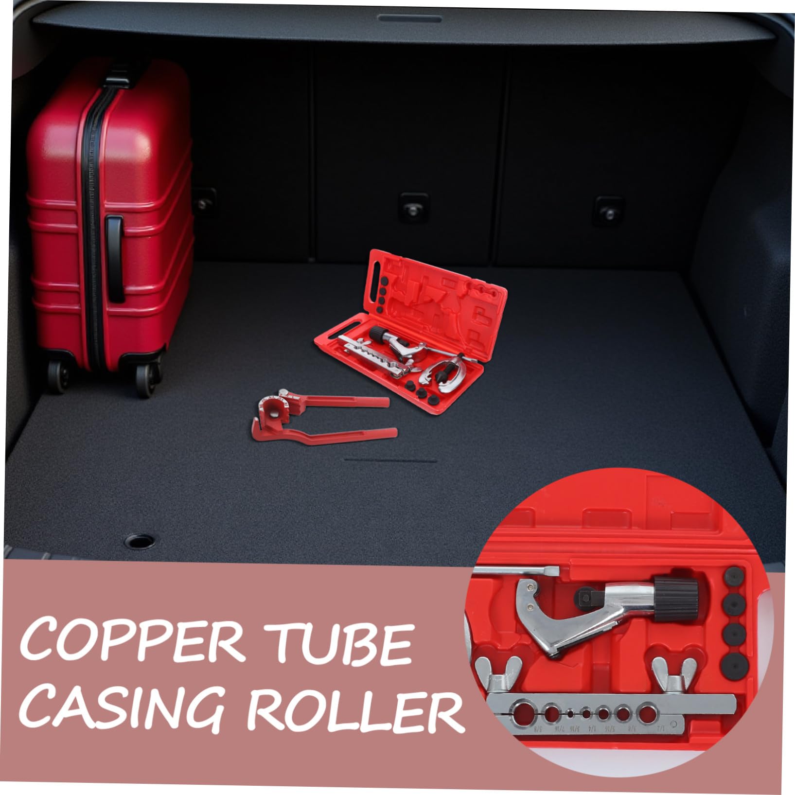 BESTYASH Zestawy Samochodowe 12szt Rozszerzacz Do Rur Giętarka Do Rur Narzędzie Do Ekspandera Prądu Przemiennego Narzędzie Samochodowe Rury Zestaw Stop Aluminium Obrót Narzędzia Do Naprawy
