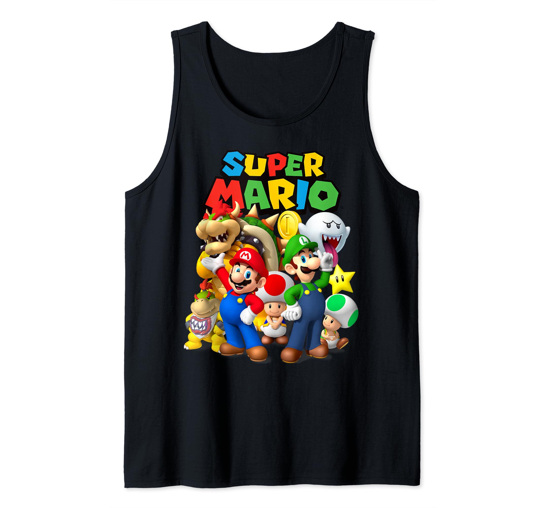 Super Mario Classic Group Shot Tank Top