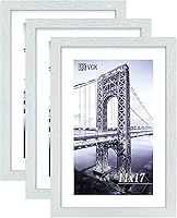 Vista 48 de VCK 8x10 Picture Frames - Black, Wide Border Solid Wood Frame, Display Photo in Horizontal and Vertical, for Home, Office, Gallery, Woodgrain