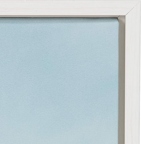 Miniatura 4 de Kate and Laurel Sylvie - Juego de arte de pared en lienzo enmarcado en la playa con palmera de coco costero por The Creative Bunch Studio, 2 piezas