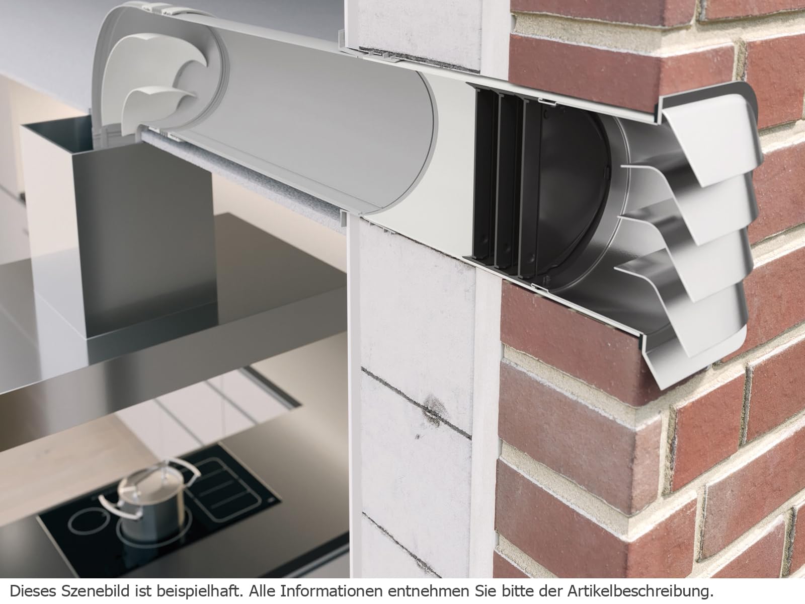 Naber 405.1.066 Compair PRIME flow P-E-Jal Col 150 Mauerkasten inkl. THERMOBOX