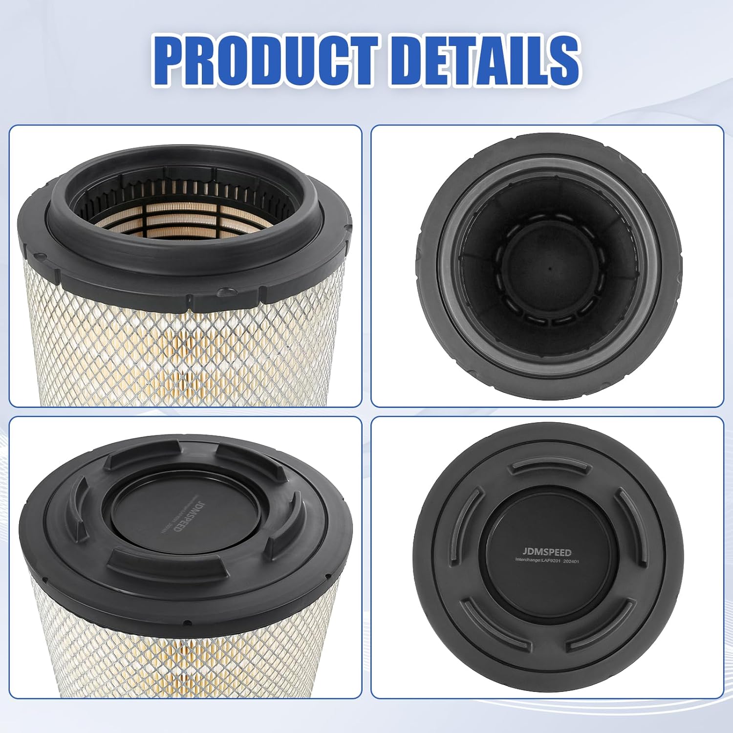 Engine & 2 Air Filters P606720 P606555 Compatible with Volvo VNL 780 760 860 670 630, VN 780 670, VH VHD VNM D12 D13 D16 Replaces RS4642 LAF9201 AF26405 CAF24000 49084 20411815