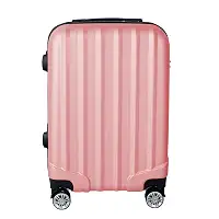 Mala de Viagem de Bordo Silent Noronha 10kg - Padrão ANAC | Rígida em ABS | 4 Rodas Duplas 360° | Cadeado Numérico Integrado | Leve e Resistente (Rosa Candy)