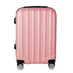Mala de Viagem de Bordo Silent Noronha 10kg - Padrão ANAC | Rígida em ABS | 4 Rodas Duplas 360° | Cadeado Numérico Integrado | Leve e Resistente (Rosa Candy)