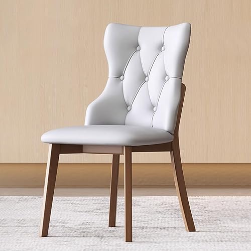 Upholstered Dining Room Chair with Thick Cushion, Living Room Chair with Solid Wood Frame, Rustic Kitchen Chairs for Dining Room, Study