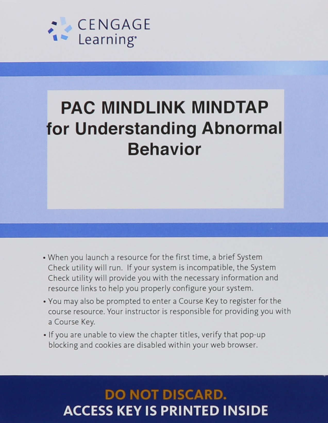 Bundle: Understanding Abnormal Behavior, Loose-leaf Version, 11th + LMS Integrated for MindTap Psychology, 1 term (6 months) Printed Access Card - Image 3