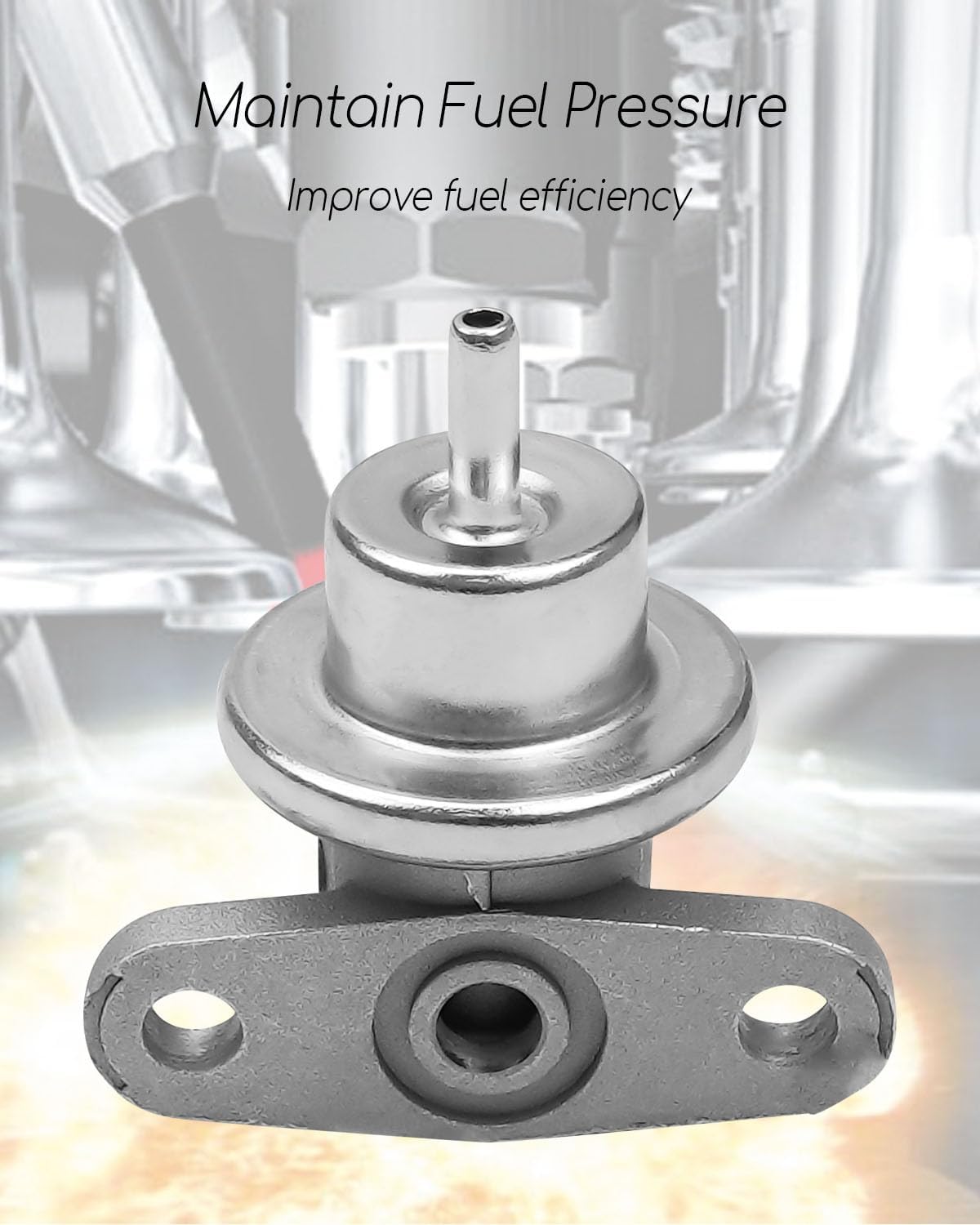 Fuel Pressure Regulator Kit Replace 861126A1 9-33206 Fit for Mercruiser 4.3L 5.0L 5.7L & 6.2L MPI Stern Drive, with Gasket