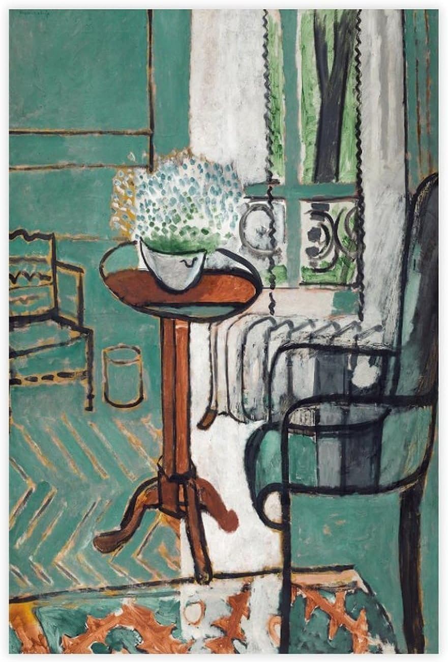 Waeta Rnvzx Henri Matisse the Window Poster Henri Matisse Prints Abstract Famous Painting Henri Matisse Canvas Wall Art For Home Decor Picture 40x60cm No Frame