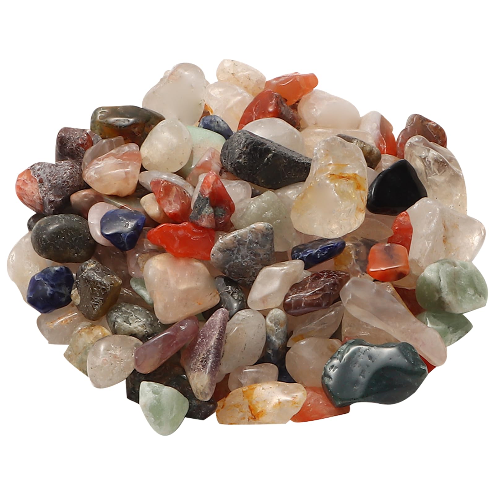 jwtyu 600g Decorative stones 9-12mm Fishtank gravel stones Aquarium Gravel suitable for aquariums Stones for vases Plants Gardens Landscape design Succulents