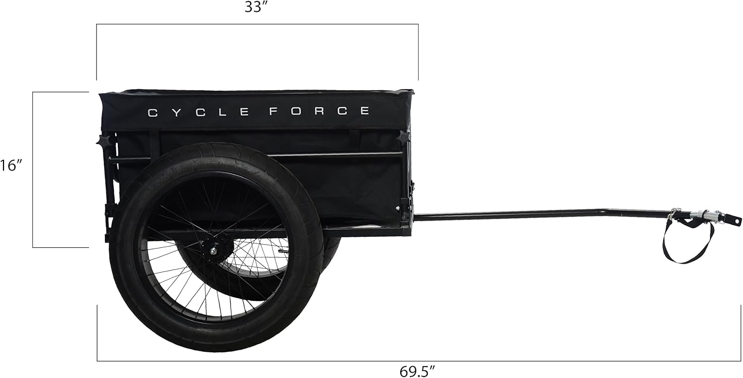 Cycle Force Voyager Outdoors Cargo Trailer with Open Compartment Image