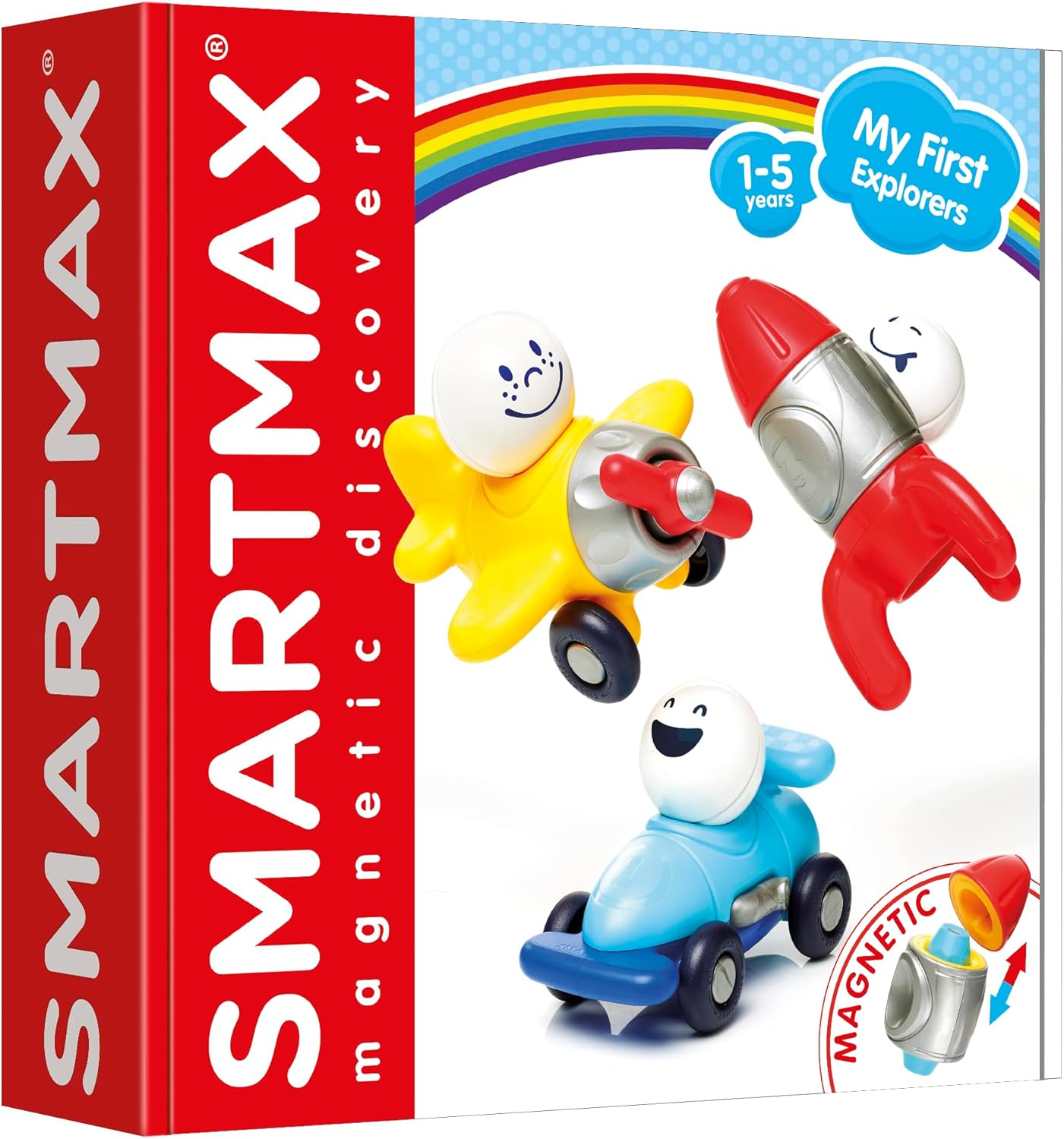 SmartMax My First Explorers Magnetic Vehicle Building Set for Toddlers Ages 1–5 - Image 2