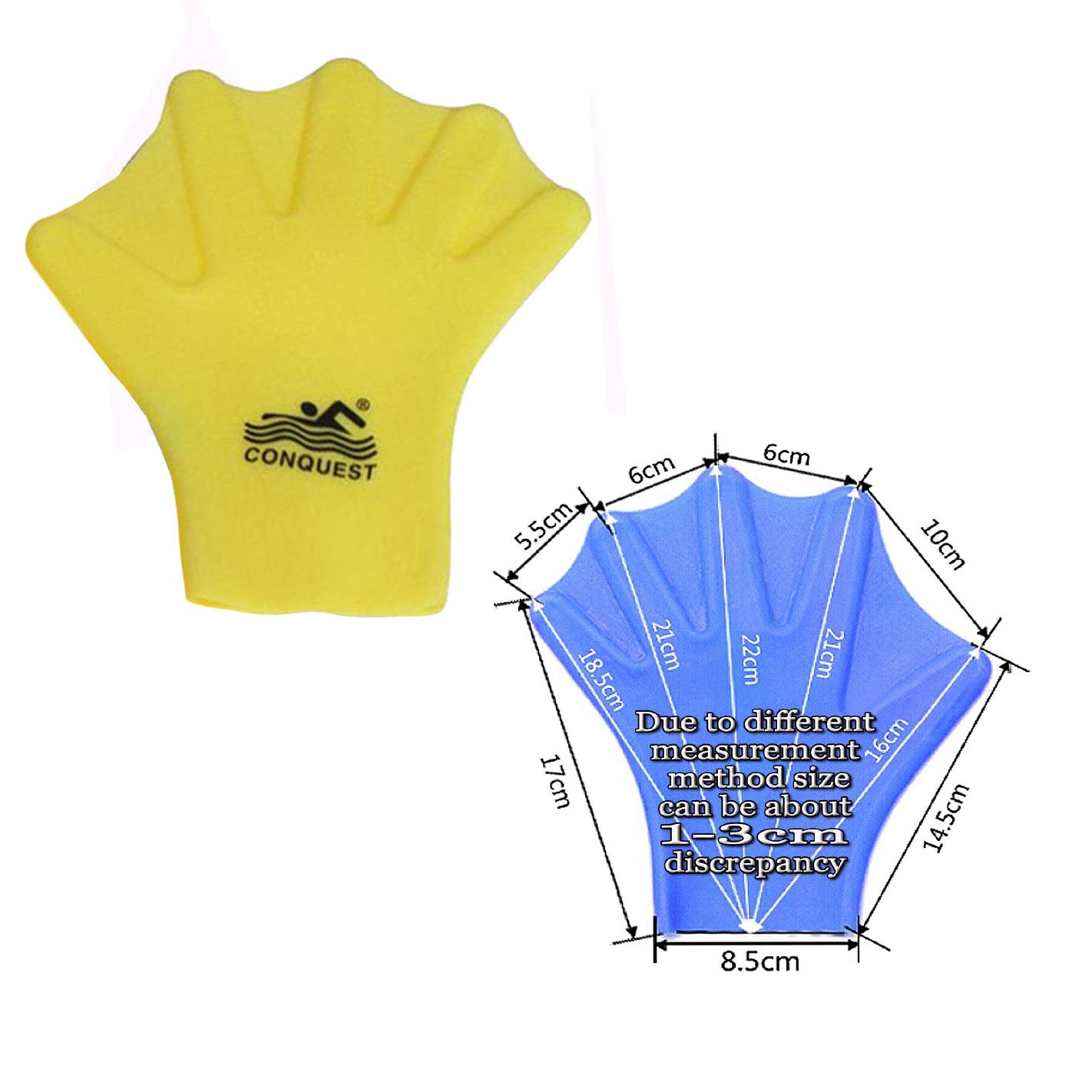 Gants Palmés En Silicone OFKPO Pour Adultes - Natation, Plongée Et Sports Aquatiques