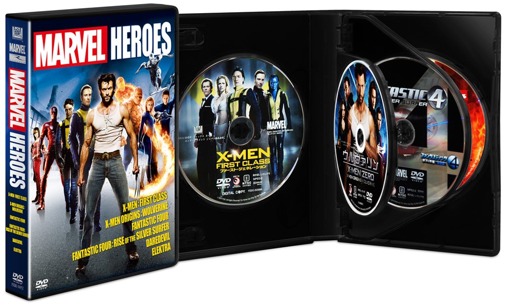 【FOX HERO COLLECTION】MARVEL DVD-BOX(6枚組)(初回生産限定)