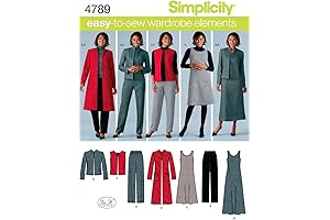 Simplicity 4789 Vest Patterns for Women