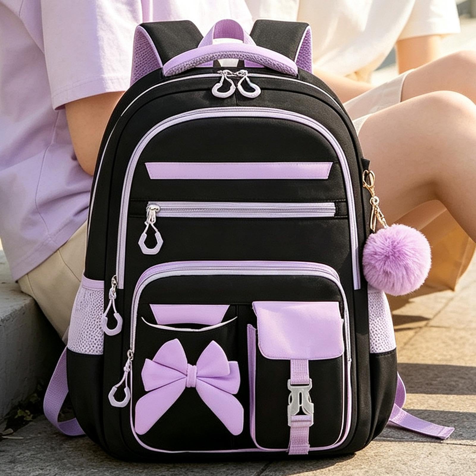 Borsa Scolastica Zaino Da Viaggio Scolastico Antifurto Con Spallacci | Zaino scuola elementare primaria per Studenti delle Elementari, Materna, Asilo, Bambini e Ragazzi