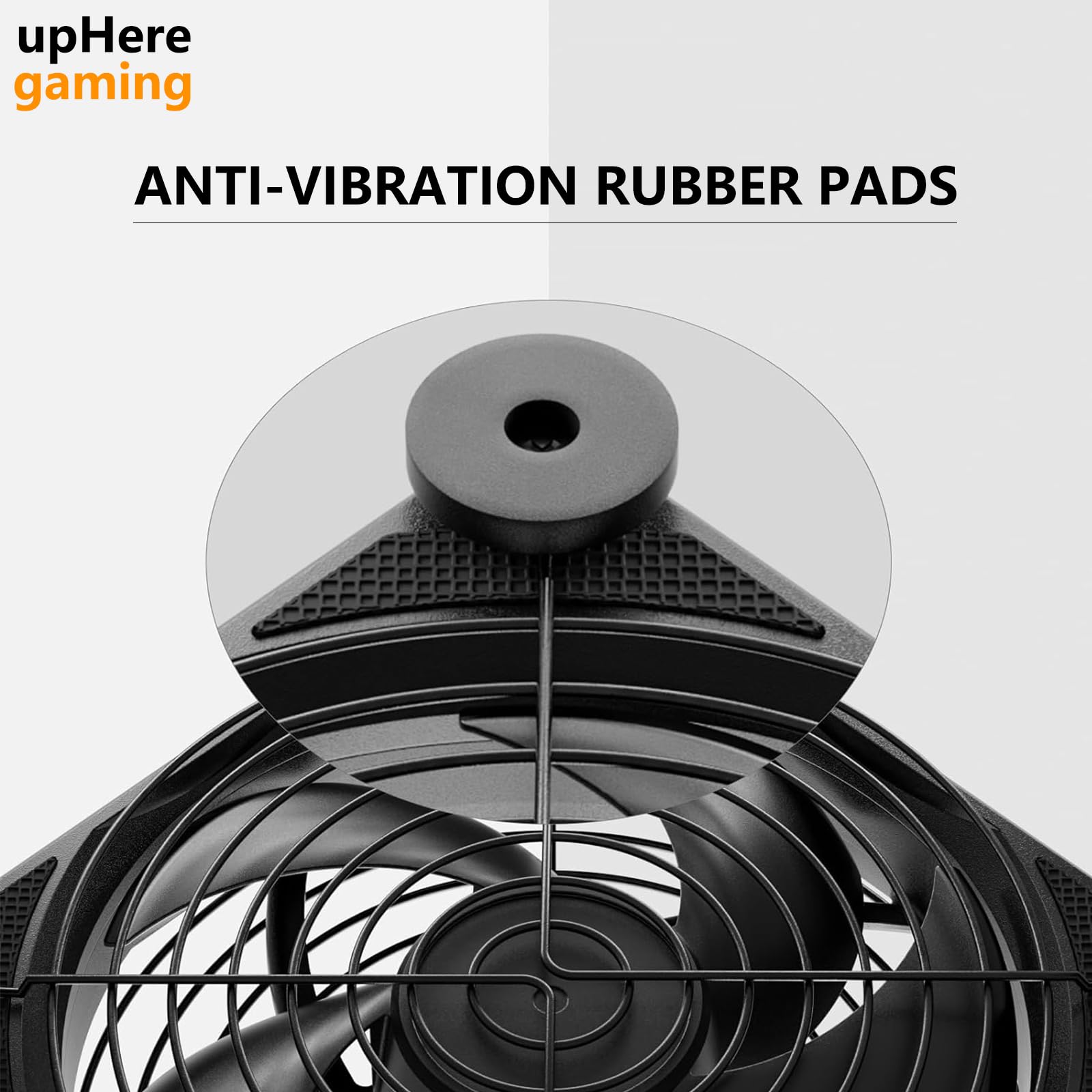 upHere Ventilateur Gaming PC 120mm Ultra Silencieux avec Contrôleur de Vitesse, AC 12V Double Roller Ball, Cinq Réglable, pour PC/Playstation/TV Box, 1PCS (U2DC1-1)