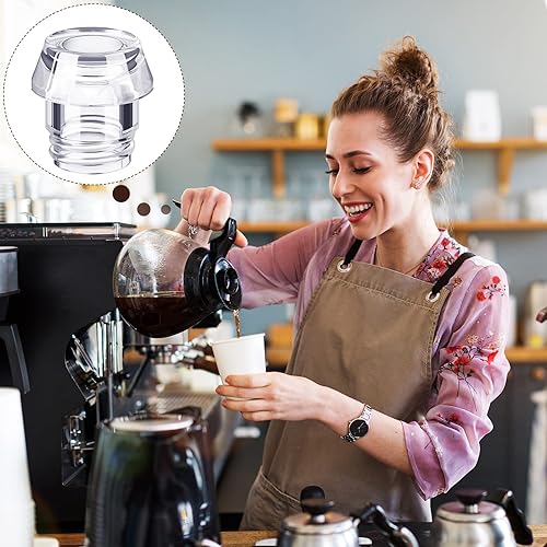 Miniatura 7 de Eaasty 2 juegos de piezas de percolador de café de plástico de repuesto con anillos de arandela compatibles con Farberware transparente de reemplazo