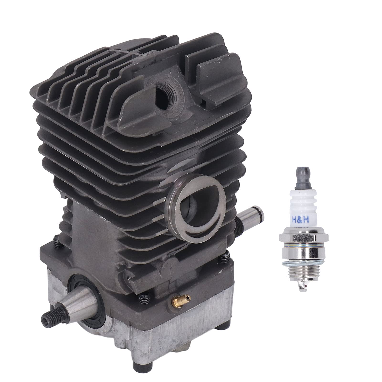 Cilindro Pistone Albero a Gomiti, Gruppo Albero Motore Cilindro Motosega 49 Mm Per 029 039 MS290 MS310 390 Motosega