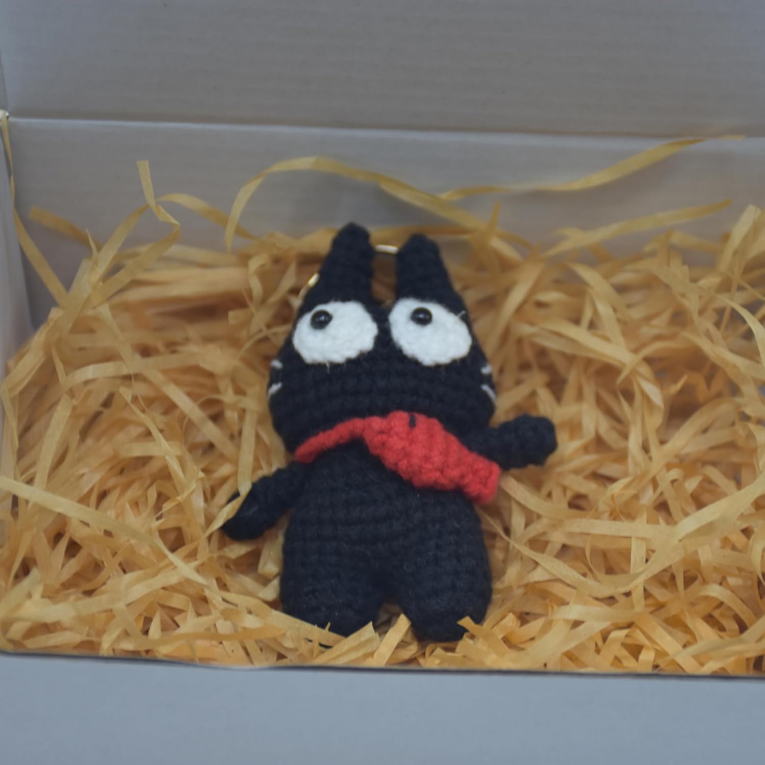 FUNNY crochet black cat keychains,Unique backpack pendant，Special Halloween trinkets - Image 2