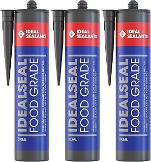 Idealseal Food Grade Clear Silicone Sealant 310ml | Pack of 3