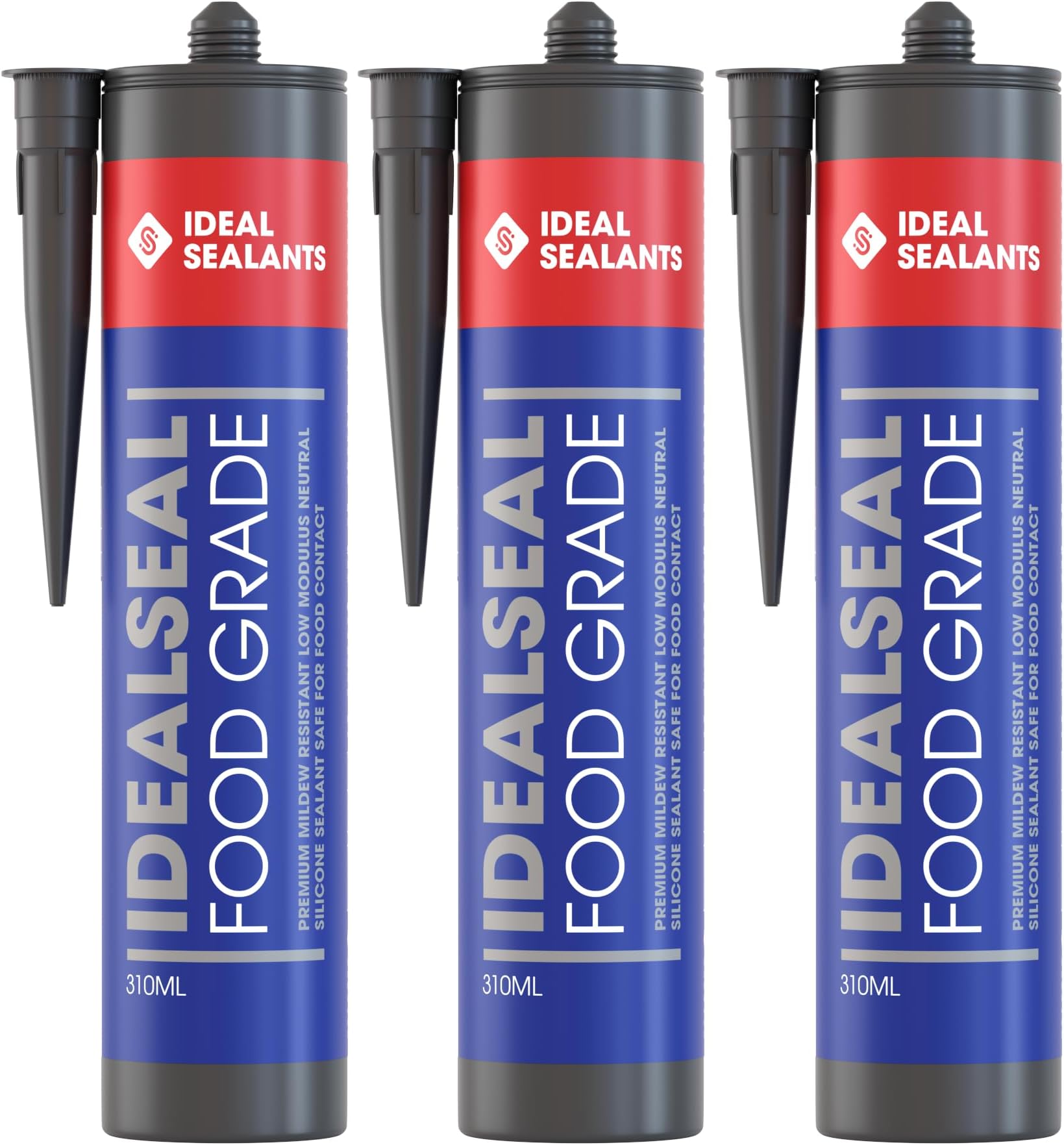 Idealseal Food Grade Clear Silicone Sealant 310ml | Pack of 3